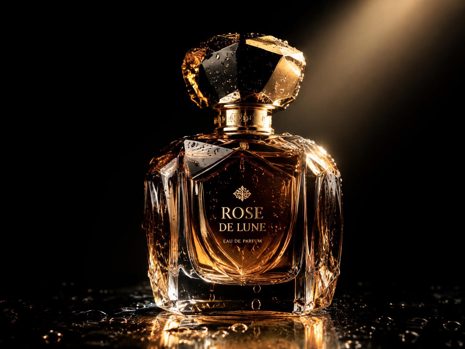 Luxury perfume product photograph